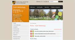 Desktop Screenshot of dolnimecholupy.cz